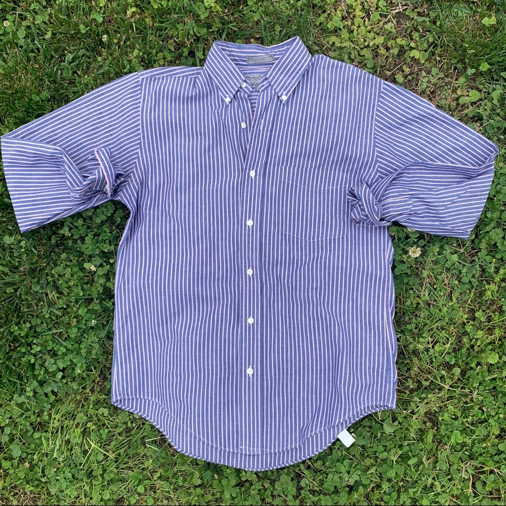 Men’s Vintage Lord&Taylor Striped Button-Up Shirt